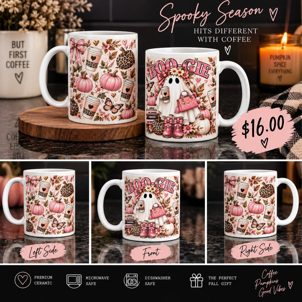 Boo-Gie Ghost Coffee Mug
