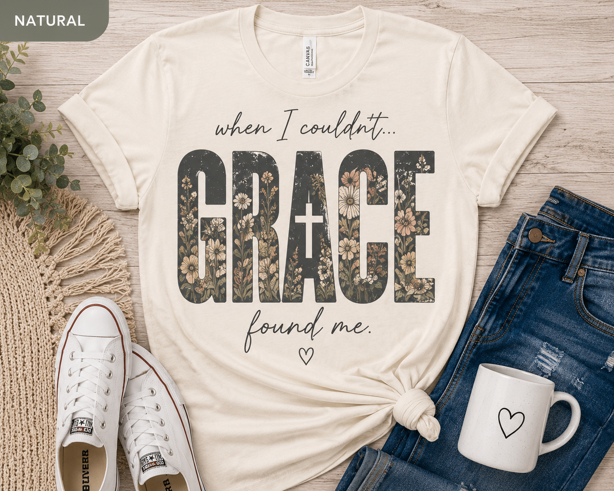 Floral Grace Christian Tee