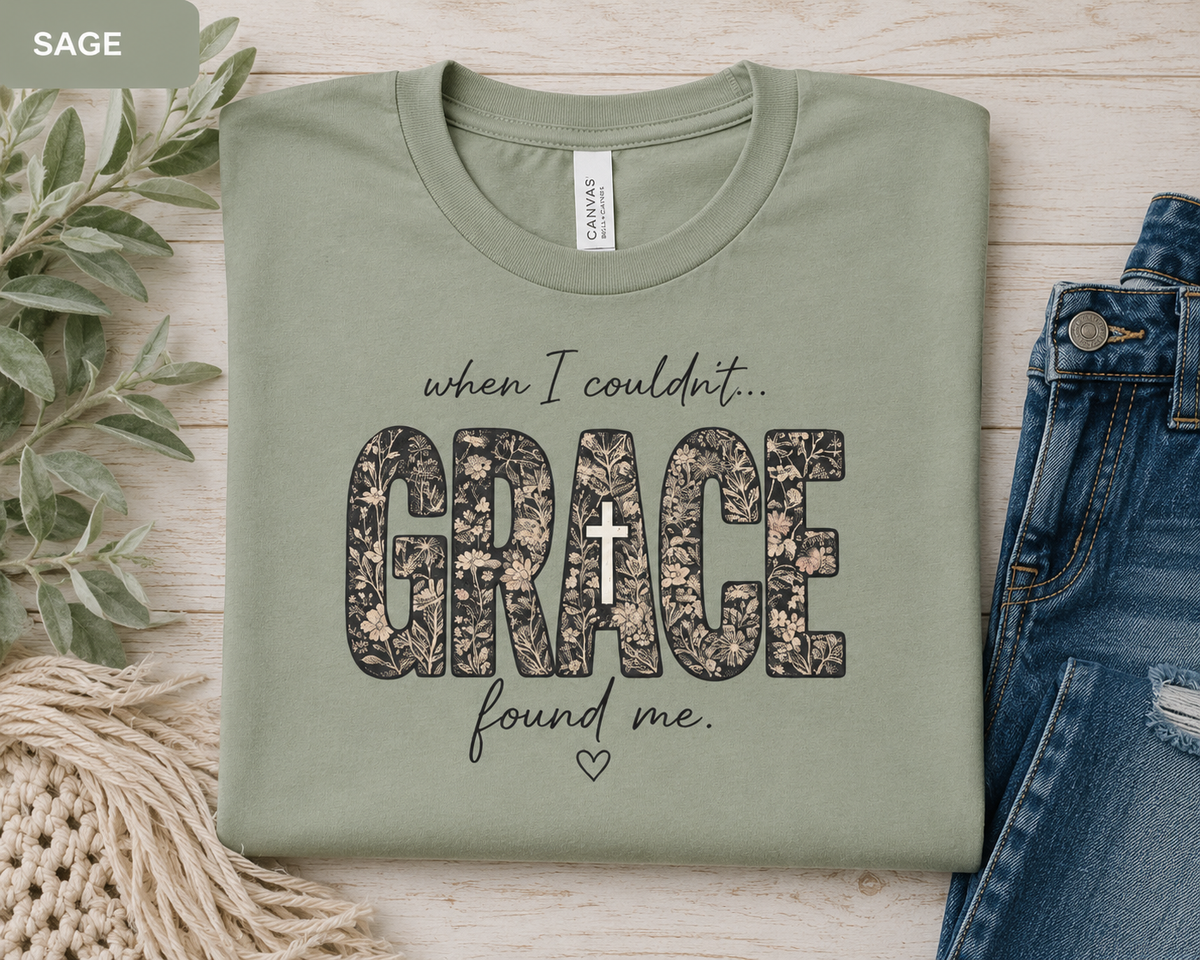 Floral Grace Christian Tee