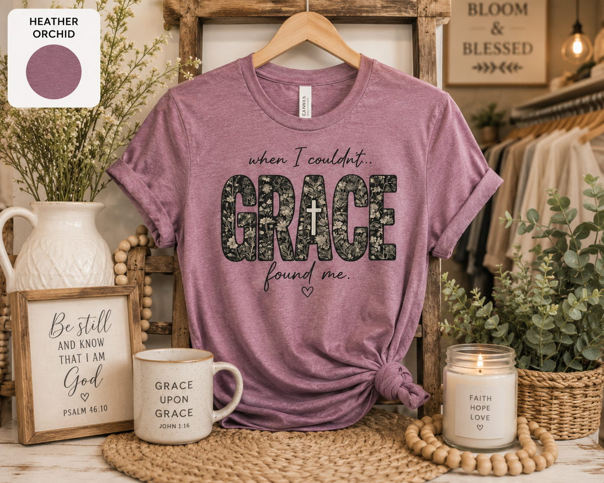 Floral Grace Christian Tee