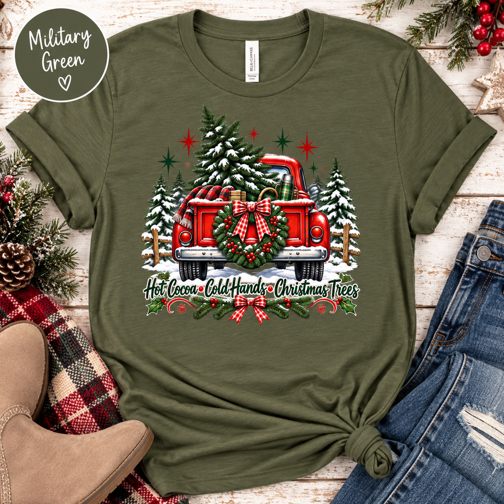 Hot Cocoa Cold Hands Christmas Tee