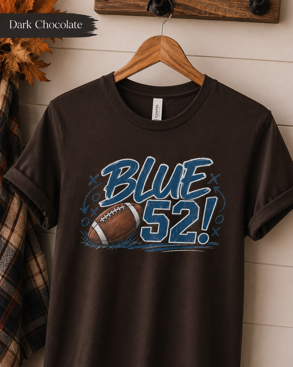 Blue 52 Football Game Day Tee