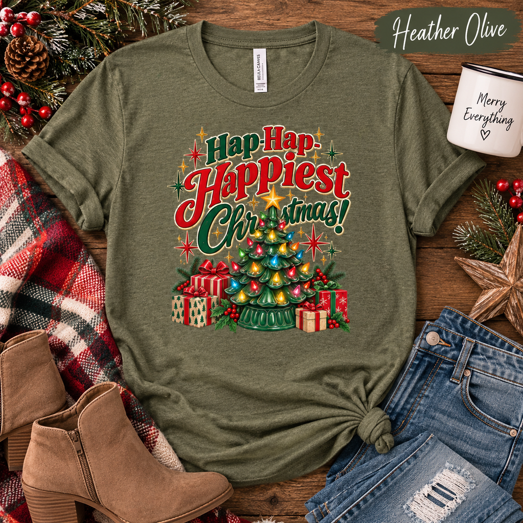 Hap-Hap-Happiest Christmas Tee