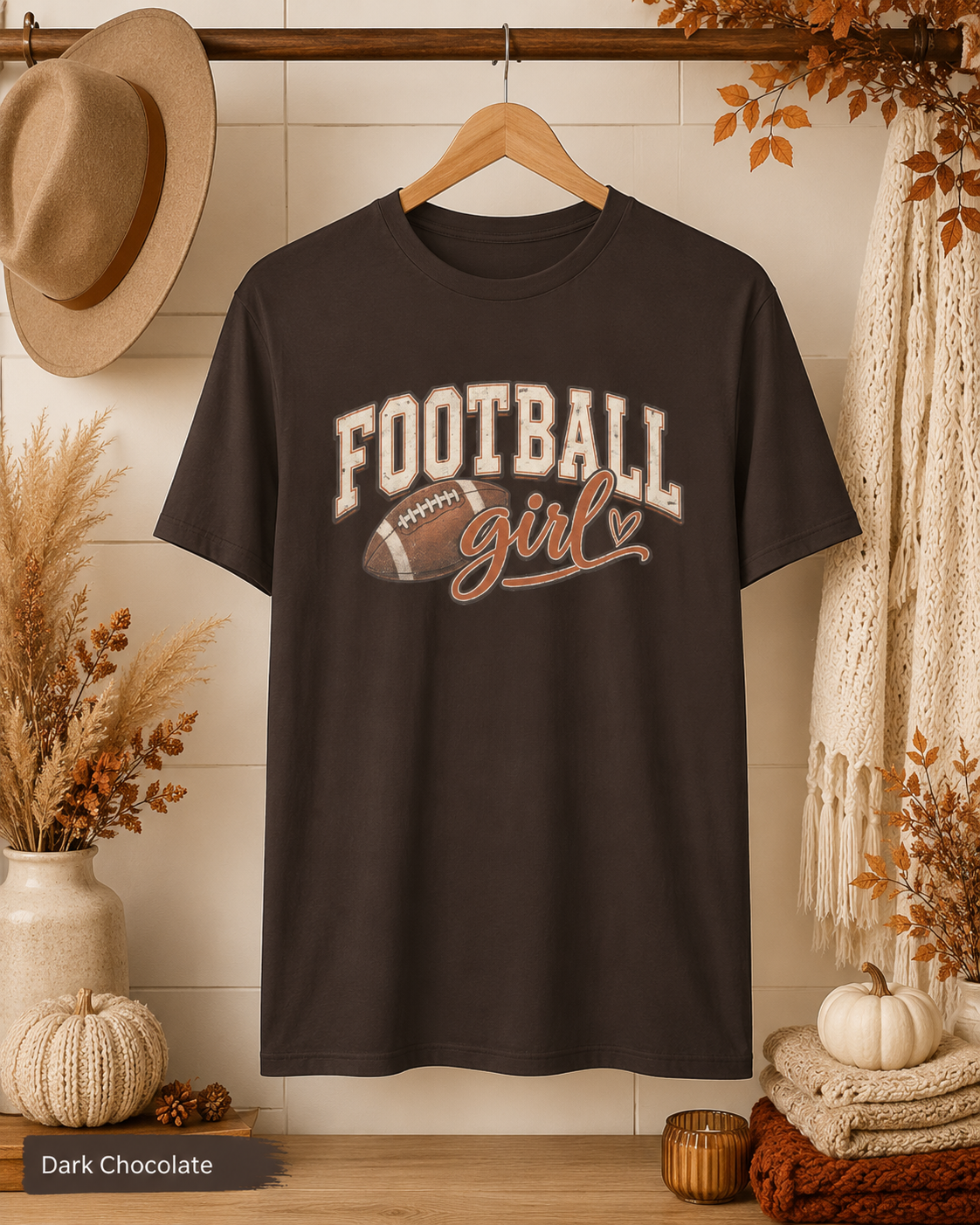 Football Girl Game Day Tee