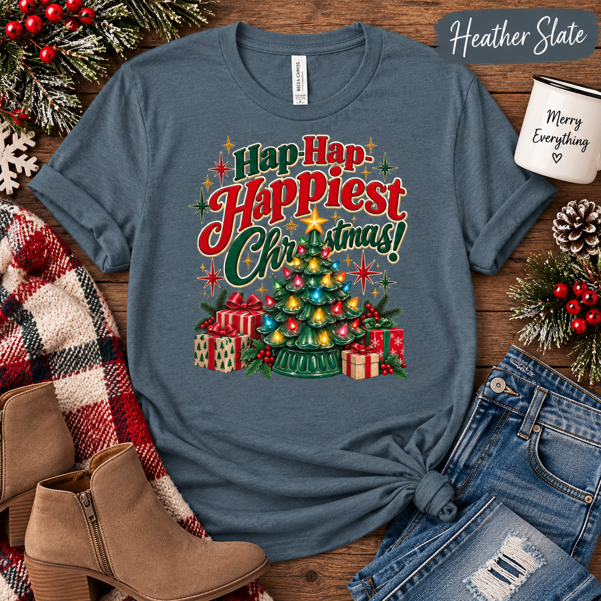 Hap-Hap-Happiest Christmas Tee