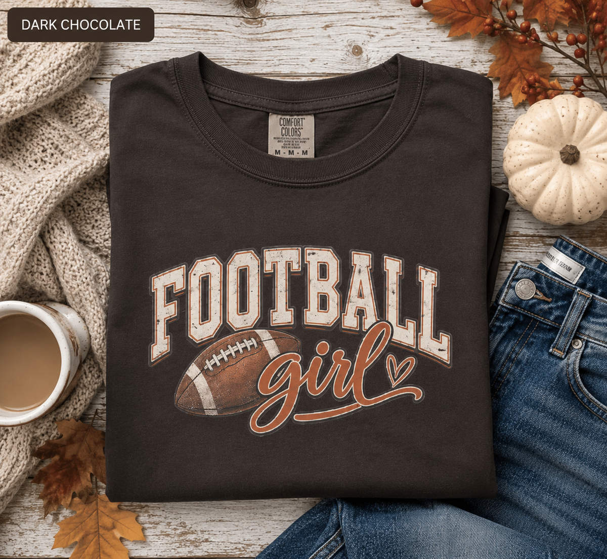 Football Girl Game Day Tee