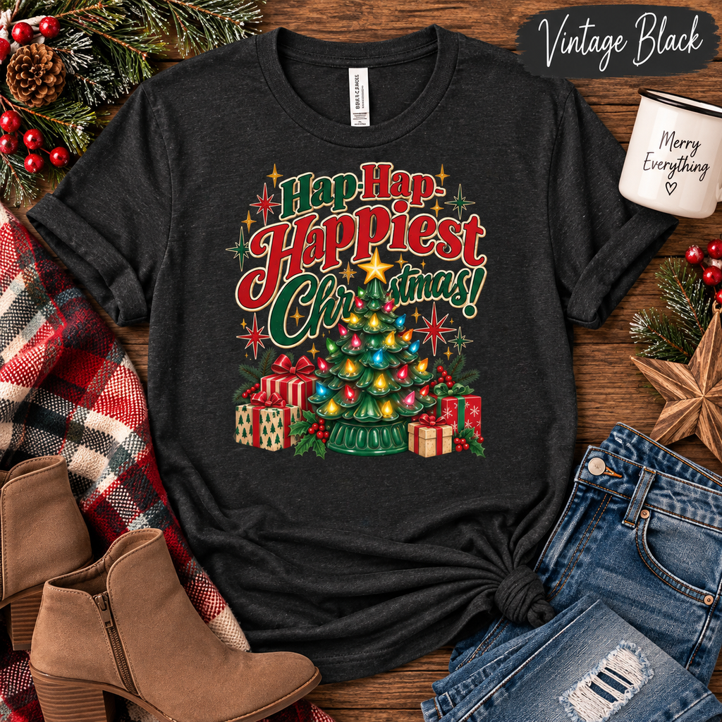 Hap-Hap-Happiest Christmas Tee