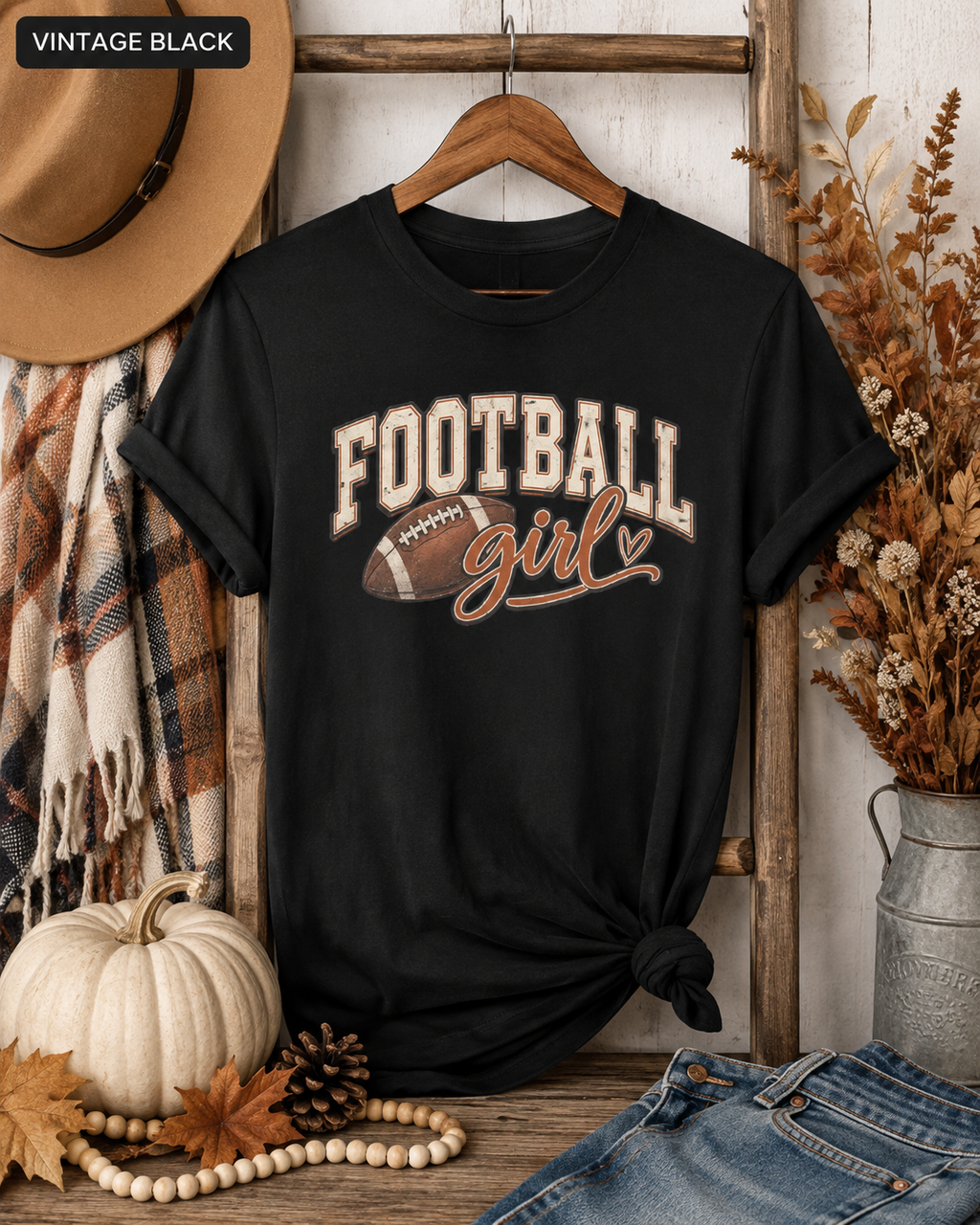 Football Girl Game Day Tee