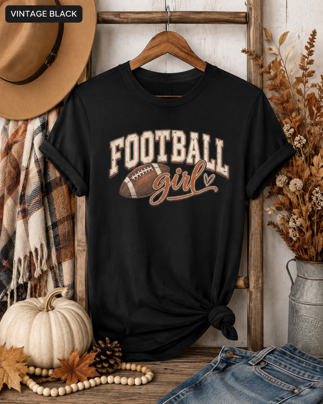 Football Girl Game Day Tee
