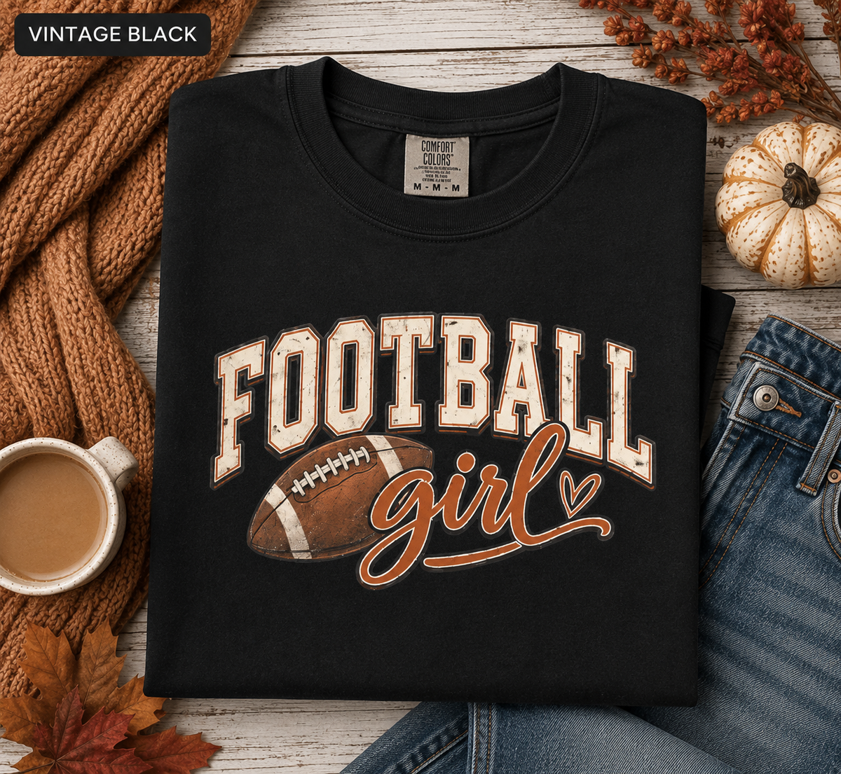 Football Girl Game Day Tee