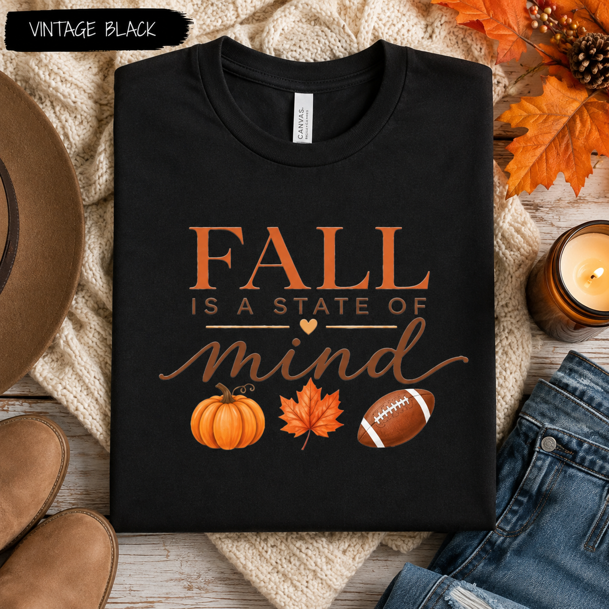 Fall Is a State of Mind Tee