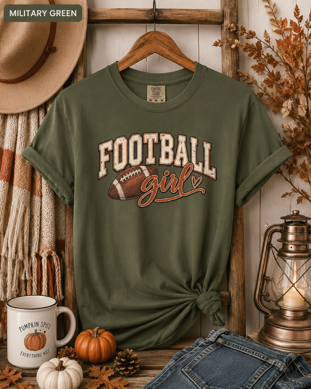 Football Girl Game Day Tee