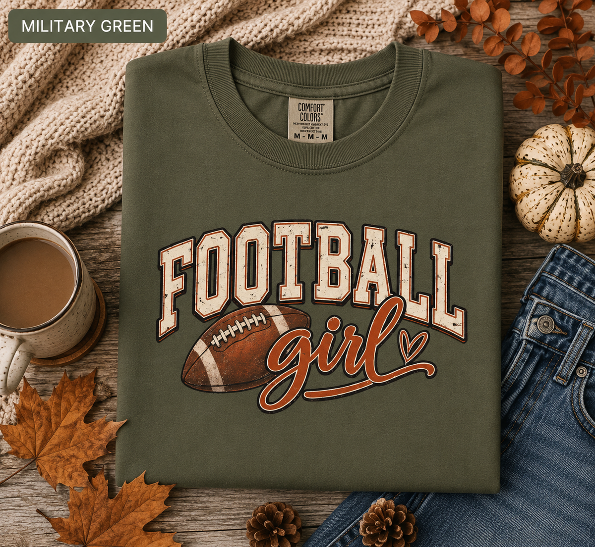 Football Girl Game Day Tee