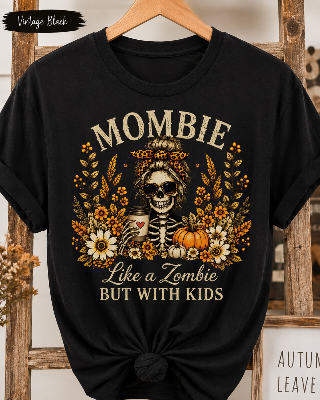 Mombie Halloween Mom Tee